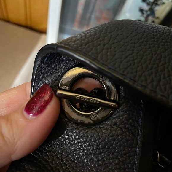 Coach Edie 31 Shoulder Bag in Dar Blue - Picture 9 of 11